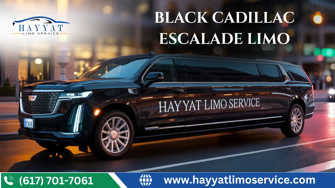 Black Cadillac Escalade Limo