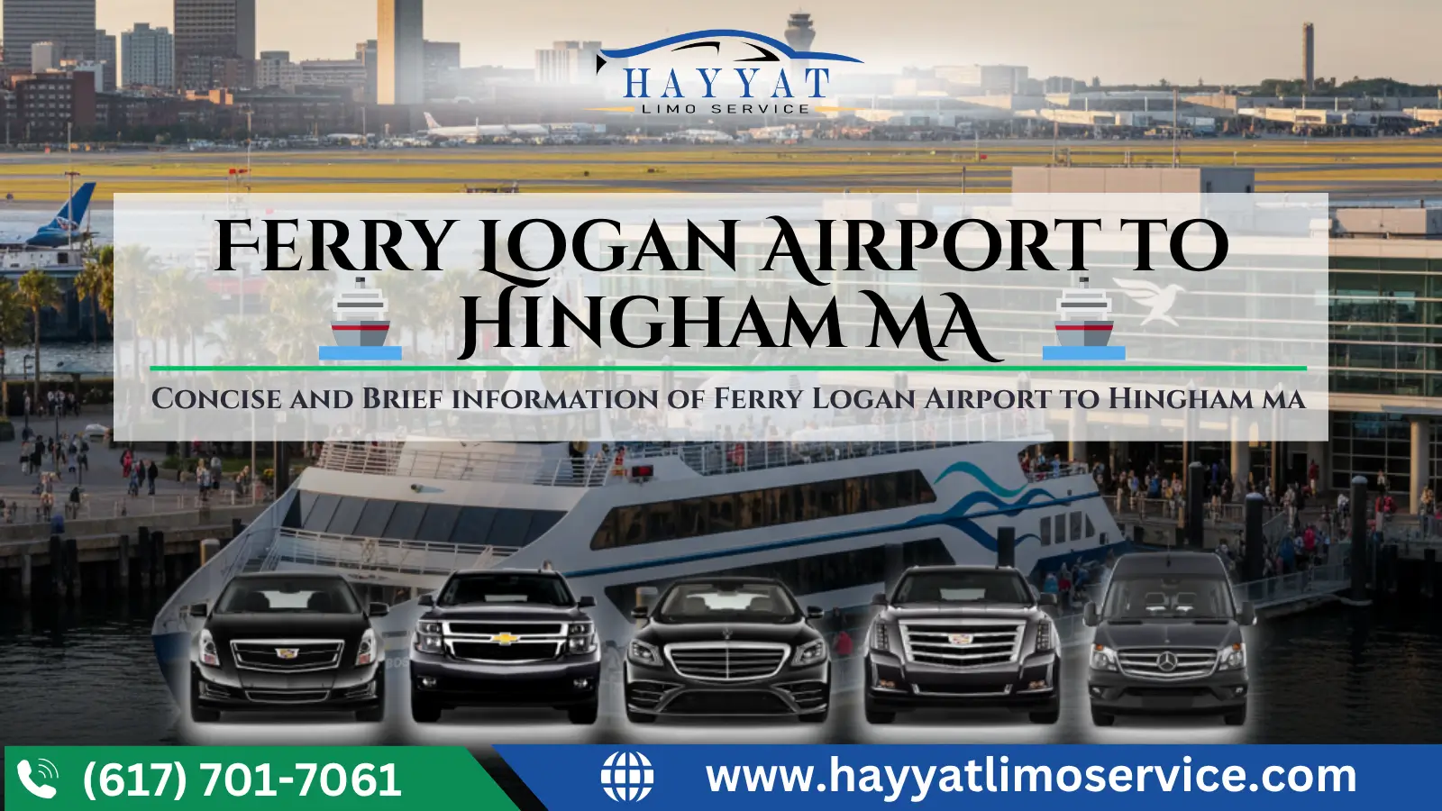 Ferry Logan Airport to Hingham MA